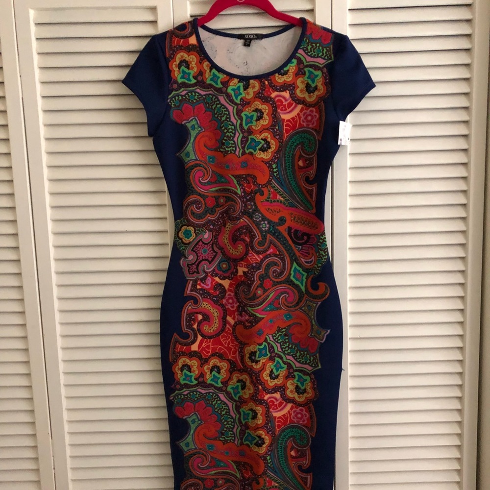 Xoxo print dress